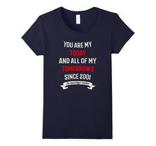 16th Wedding Anniversary T-Shirt Funny for Married in 2001