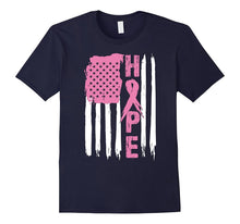 Breast Cancer Pink American Flag Shirt