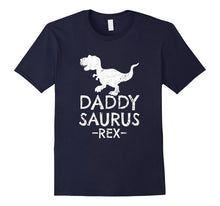Mens Daddy Saurus Rex T-Shirt Gifts for Dad