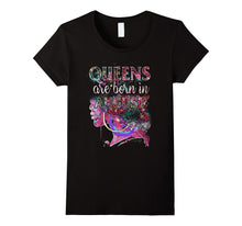 August Queens, Colorful Birthday Shirt