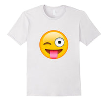 Face Emoticon Tongue Out Emoji With Winking Eye T-Shirt