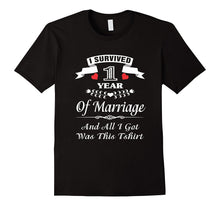 1st Anniversary T-Shirt 1 Year Wedding Marriage Gift