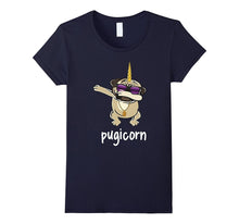 Pugicorn Dabbing Dance Funny Novelty Tshirt