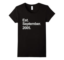 Est September 2005 Shirt Awesome 12th Birthday Gifts TShirt