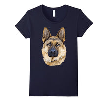 German Shepherd Dog Portrait Detailed Animal Novelty T-Shirt