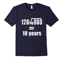 10th Wedding Anniversary T-Shirt Math Equation Gift Shirt