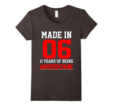 11th Birthday Gift T-Shirt Made in 2006 Awesome 11 Years Old