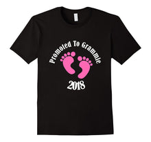 Promoted to Grammie Grandma to Be 2018 Tshirt It's Baby Girl