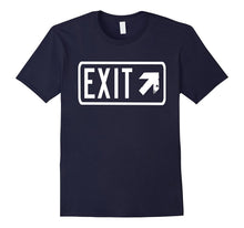 Exit Sign T-Shirt Emergency Evacuation Graphic Tee