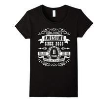 11th Birthday Gift T-Shirt Awesome Since 2006 Tee 11 Yr Olds