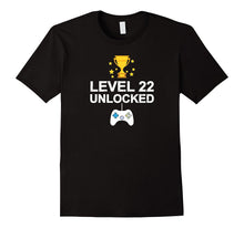 22th Birthday Level 22 Unlocked Funny T-Shirt Gift Vintage