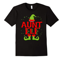 Aunt Elf Matching Family Christmas T-Shirt