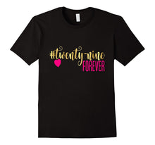 29th Birthday Shirt Gift Party Gold Twenty Nine Forever 29
