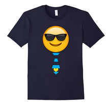 Emoji Shirt Cool Sunglasses Heart Tie Valentines Day Kids