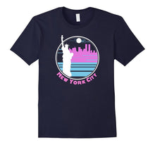 New York City T-Shirt Retro Vintage Liberty Skyline Tee