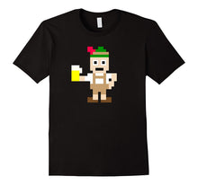 8-Bit in Lederhosen With Beer Oktoberfest T-Shirt