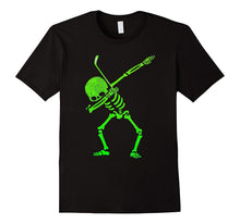 Halloween Dabbing Skeleton Hockey Dab T-Shirt