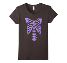 Skeleton Halloween Costume Halloween T-Shirt (Light Purple)