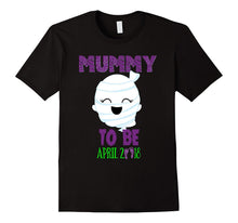 Halloween Pregnancy Shirt Mom Mummy to Be Due April 2018