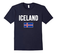 Iceland T-Shirt Icelandic Flag Tee Shirt