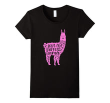 Funny Save the Drama for Your Llama Shirt Lama Hot Pink
