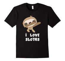 Cute Dabbing Sloth Shirt - Funny I Love Sloths Dab T-Shirt