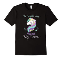 Cute Magical Unicorn Big Sister Gifts Shirt