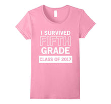 I Survived Fifth Grade Class of 2017 Graduation T-Shirt