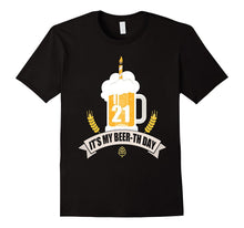 21st Birthday T-Shirt Its My Beer-Th Day Funny Beer Shirt