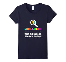 FUNNY LIBRARIAN T-Shirt Original Search Engine School Gift