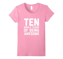 10th Birthday Shirt Gift Age 10 Year Old Boy Girl Tshirt Tee