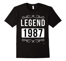 1987 Birthday Shirt Legend Since 1987 Born in 1987 Tee
