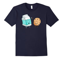 Milk and Cookies Funny Food T-Shirt Tee Shirt Foodie Five