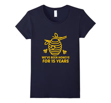 15th Wedding Anniversary Tee Shirt Marriage Gift for Couples