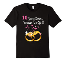 10 Years Anniversary Gift 10th Wedding Married Couple Shirt