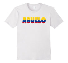 Columbian Flag Abuelo Tee-Shirt for Hispanic Grandfather