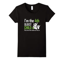 I'm the 4th Oldest Child Hands Up in the Air Kid Rivalry Tee
