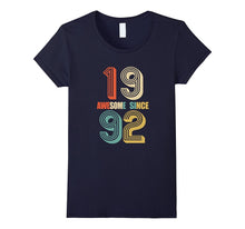 Awesome Since 1992 T-Shirt 25 Yrs Old Bday 25th Birthday Tee