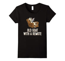 RETIREMENT FUNNY OLD GOAT WITH a REMOTE - Old Man Birthday T