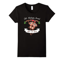 29th Wedding Anniversary T-Shirt Funny Monkey Couple Tee