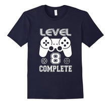 Level 8 Complete Video Gamer Geek Boys 8th Birthday T-Shirt