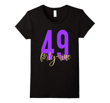49th Birthday Shirt Gift Party Gold Forty Nine 49 Mom Wife
