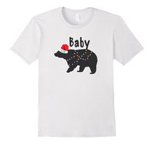 Baby Bear Christmas Pajamas Shirt Matching Santa Hat Lights