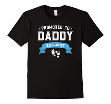 Promoted to Daddy Est. 2017 Gift for New Daddy T-Shirt Baby