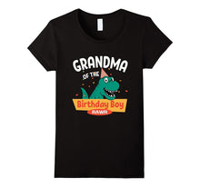 Grandma of the Birthday Boy T-Shirt Dinosaur Raptor Shirt