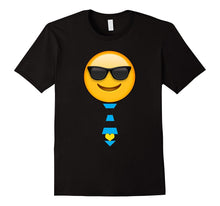 Emoji Shirt Cool Sunglasses Heart Tie Valentines Day Kids