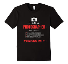 FUNNY I AM a PHOTOGRAPHER T-Shirt Cool Meme Camera Gift