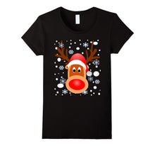 CHRISTMAS REINDEER SHIRT-SNOW-SNOWFLAKES-T Shirt