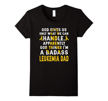 I'm a Badass Leukemia Dad Leukemia Awareness T Shirt