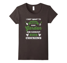 Garden Chicken Shirt Work in Garden Hangout With Chickens